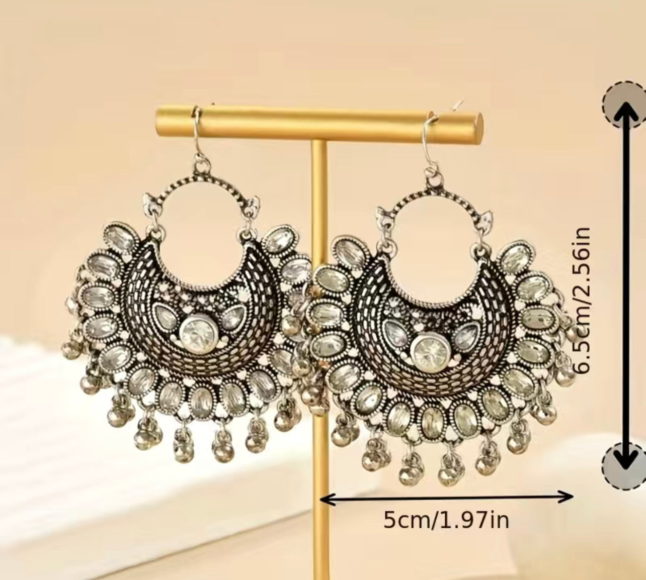 Jhumka bridal statement earring